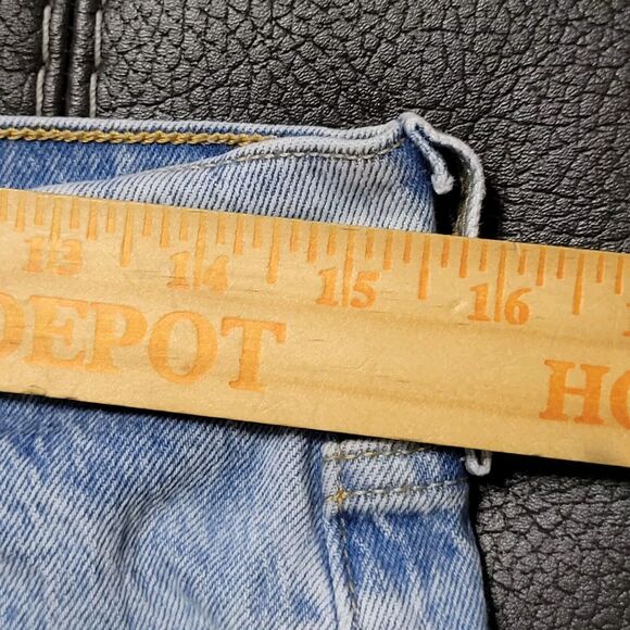 *SOLD**Levi's Jeans Womens 30 Blue Denim Wedgie Straight High Rise Jeans 30Wx27L - Picture 8 of 15